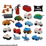 Smart Novelty Car Puzzle Erasers for Kids Party Favors and School Prizes Trucks and Cars Vehicle Eraser Assortment Pack of 20 Erasers  B07MGHVTJW